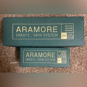 Lot 2 Aramore (Nad+) Skin System Retinol Peptide Booster 10 Ml Pm & Multi- Defen